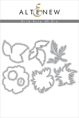 Part A-Glitz Art Craft Co.,LTD Dies Wild Rose 3D Die Set
