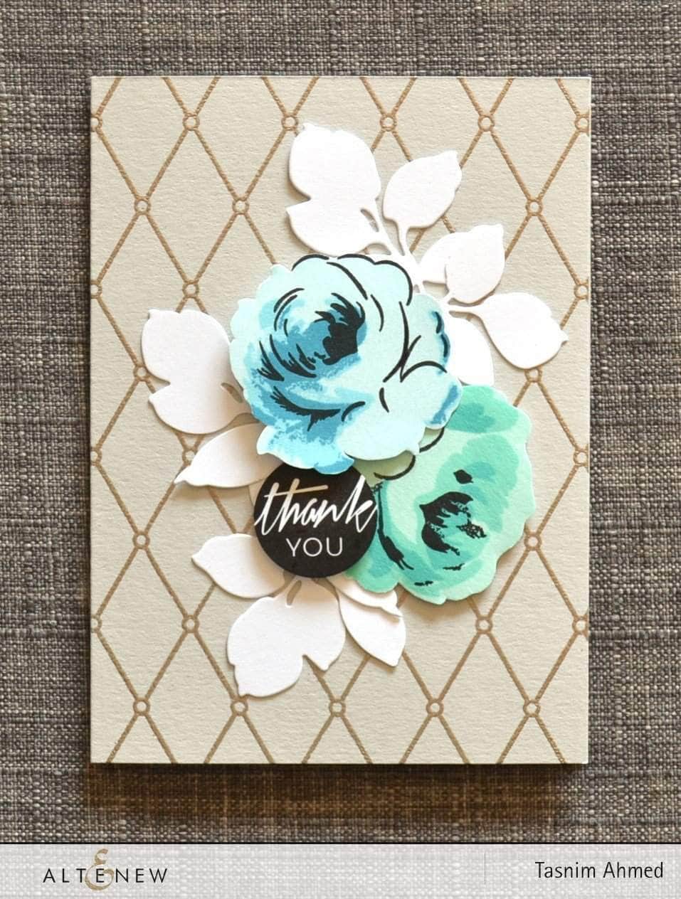 Part A-Glitz Art Craft Co.,LTD Dies Winter Rose Die Set