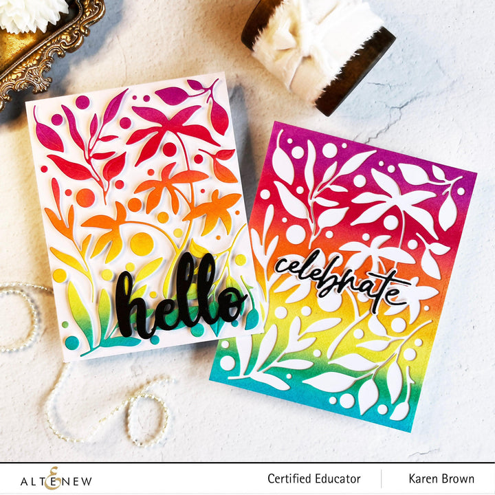 Part A-Glitz Art Craft Co.,LTD Dies Zero-Waste Leaf Pattern Die