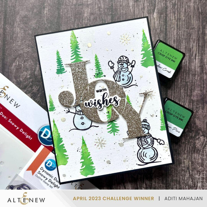 Altenew Dynamic Duo Bundle Dynamic Duo: Snowy Delight & Add-on Die Bundle