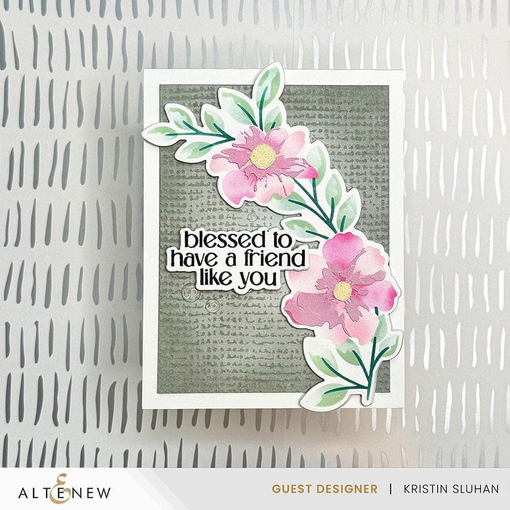 Dynamic Duo: Painted Blossoms