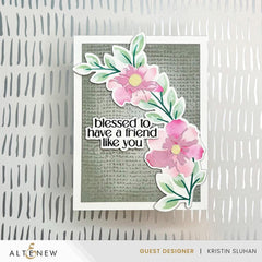 Dynamic Duo: Painted Blossoms