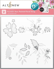 Dynamic Duo: Painted Floral Swag