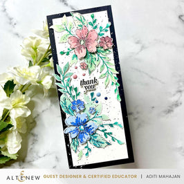 Dynamic Duo: Painted Floral Swag
