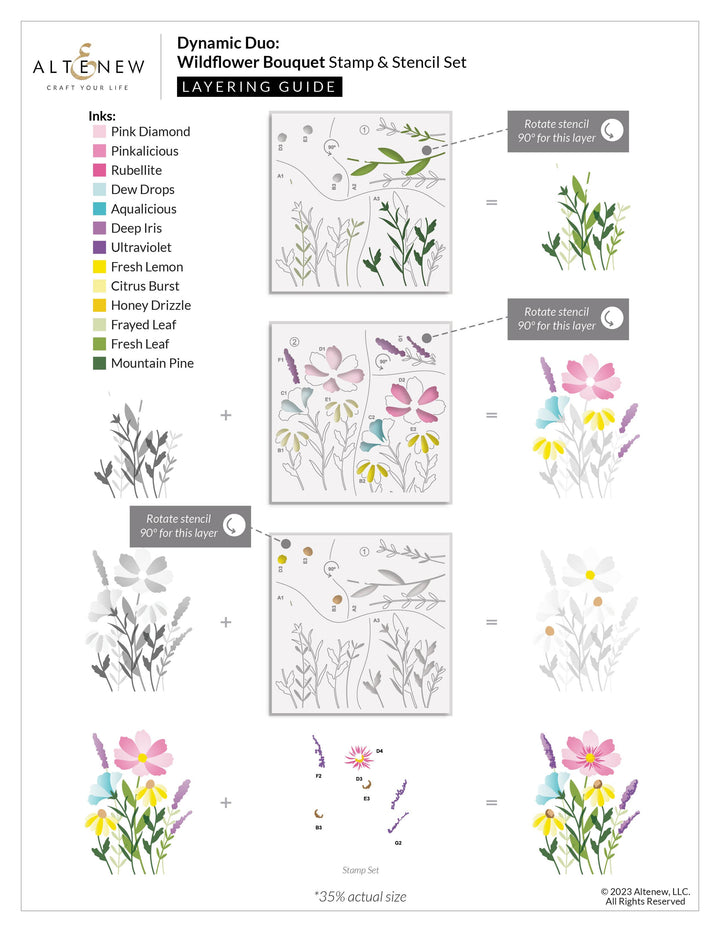 Altenew Dynamic Duo Dynamic Duo: Wildflower Bouquet