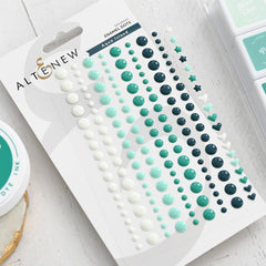 Aqua Island Enamel Dots