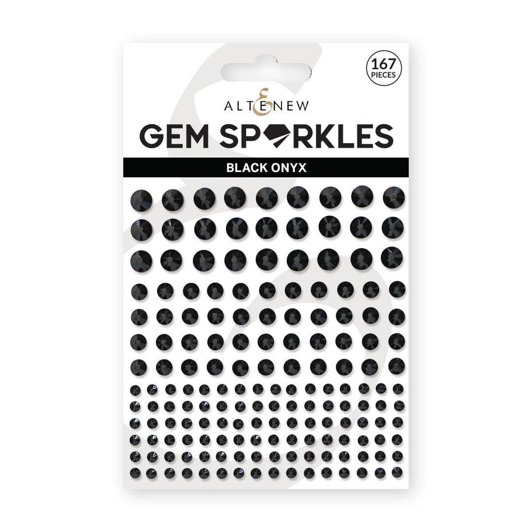 Black Onyx Gem Sparkles