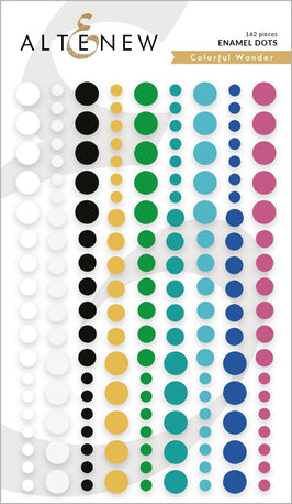 Chinesecrafts Embellishments Colorful Wonder Enamel Dots