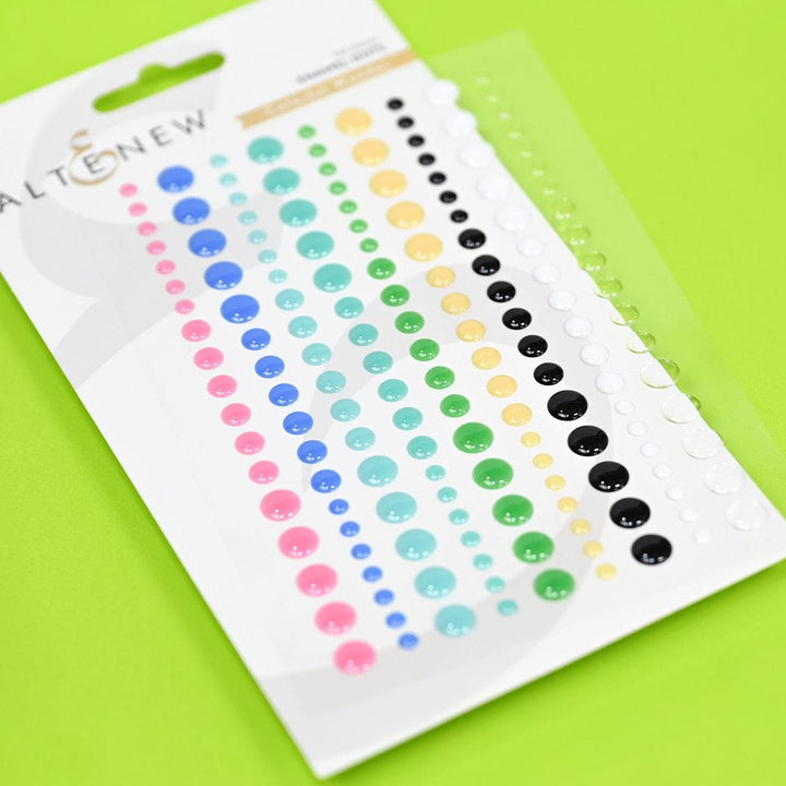 Chinesecrafts Embellishments Colorful Wonder Enamel Dots