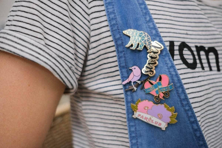 PinSource Embellishments Crafty Friends Enamel Pin Set