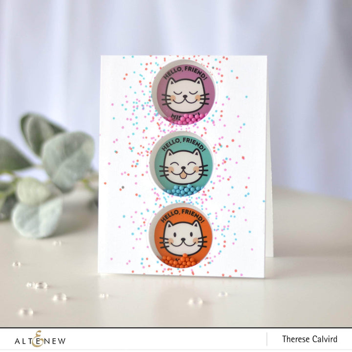 XF Tape Embellishments Friendly Cats Stickers