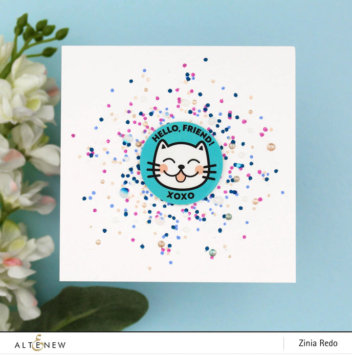 XF Tape Embellishments Friendly Cats Stickers