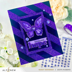 Mystic Purple Glitter Tape