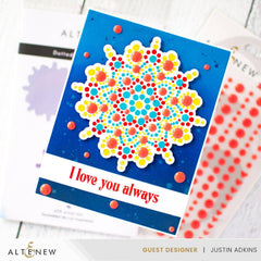 Passion Poppy Enamel Dots