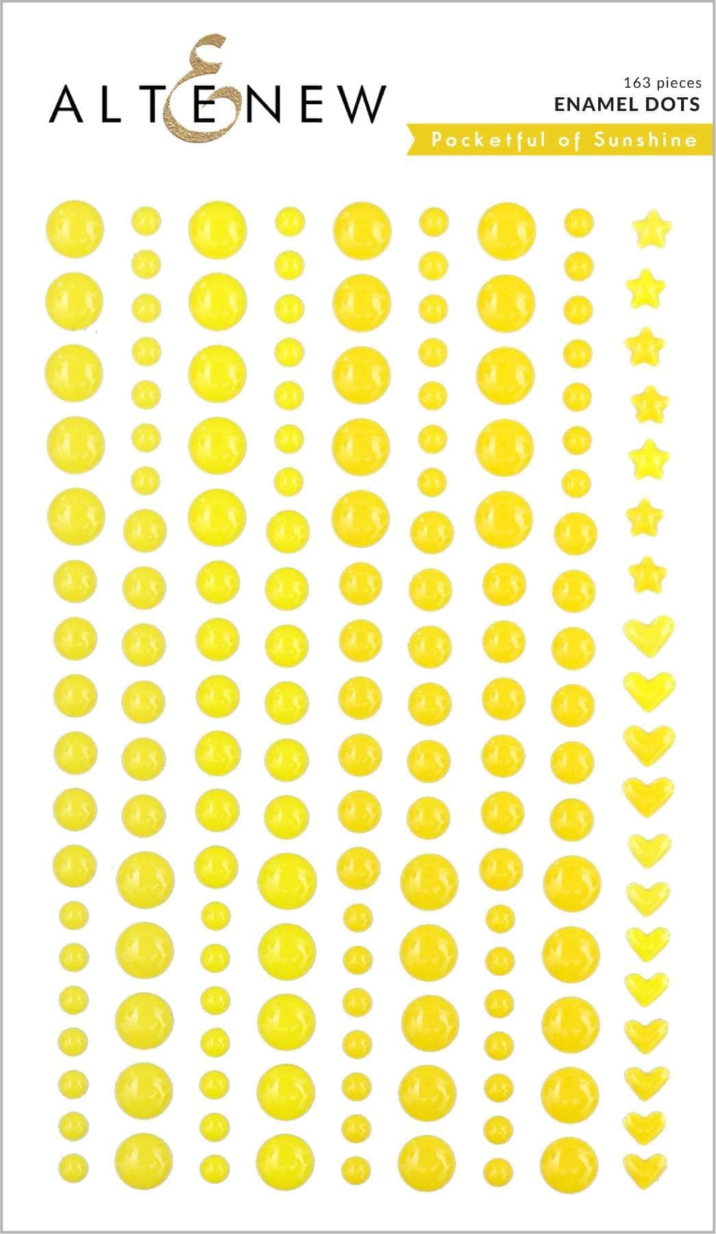 Chinesecrafts Embellishments Pocketful of Sunshine Enamel Dots