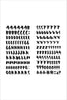 Altenew Embellishments Reflection Collection Alphabet Puffy Sticker Sheets