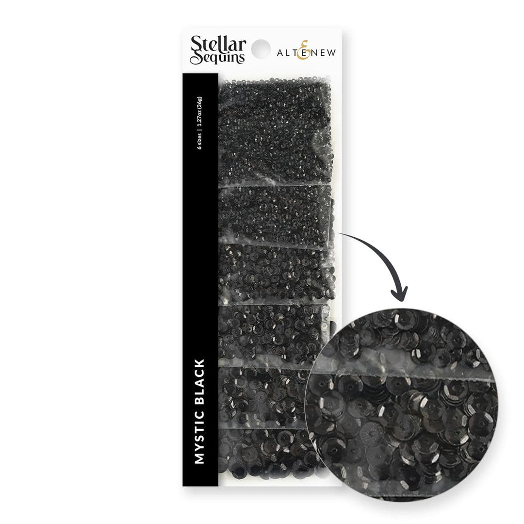 Stellar Sequins - Mystic Black
