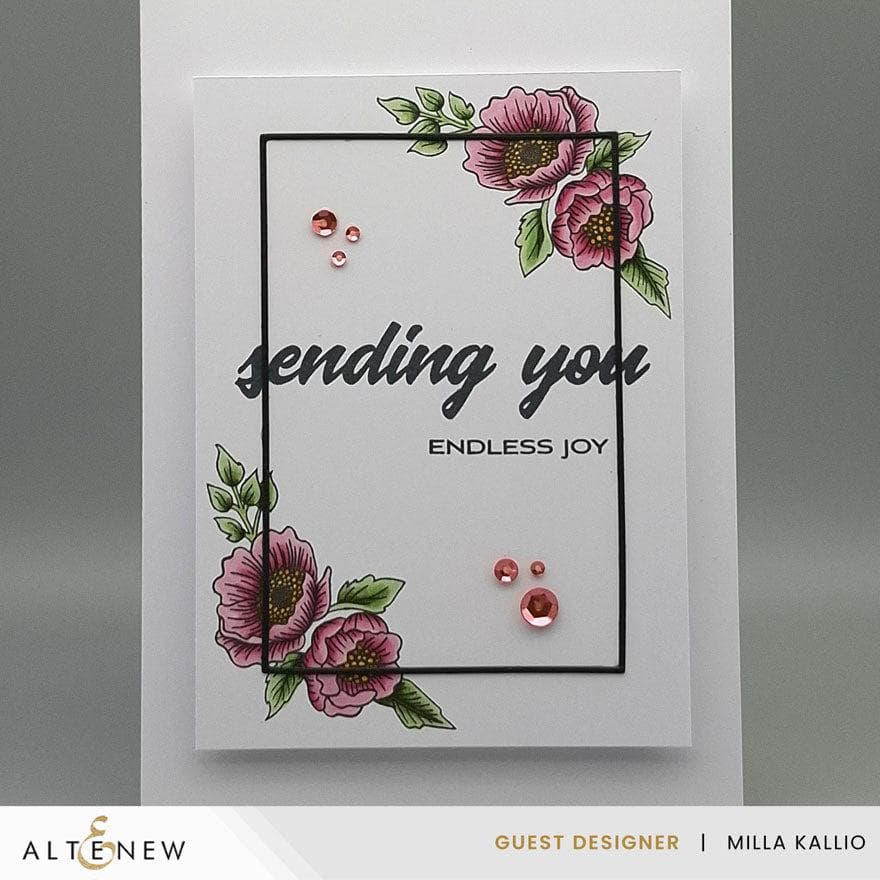 Stellar Sequins - Peony Gold