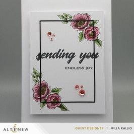 Stellar Sequins - Peony Gold