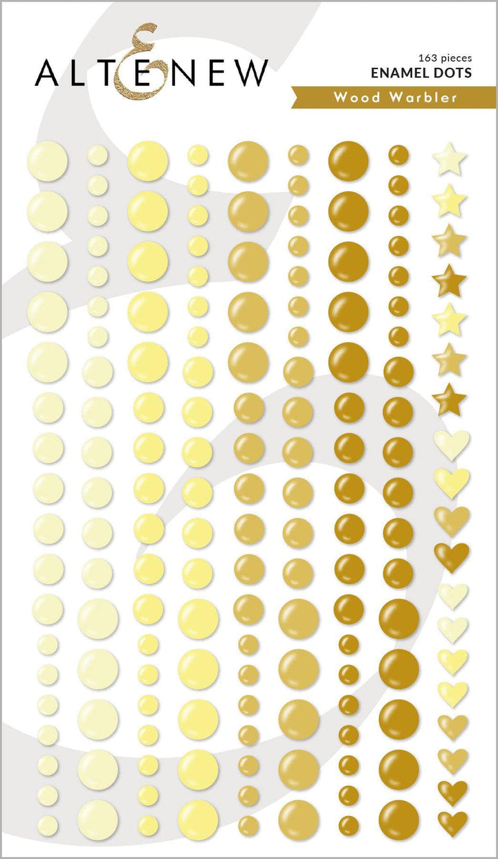 Wood Warbler Enamel Dots