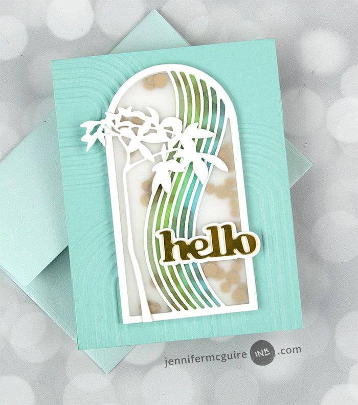Part A-Glitz Art Craft Co.,LTD Embossing Folder Arches 3D Embossing Folder