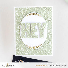 Batik Blooms 3D Embossing Folder