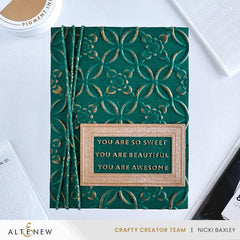 Botanical Rails 3D Embossing Folder
