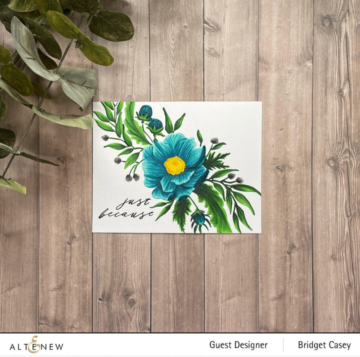 Part A-Glitz Art Craft Co.,LTD Embossing Folder Cheerful Bloom 3D Embossing Folder