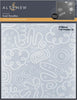 Part A-Glitz Art Craft Co.,LTD Embossing Folder Cool Doodles 3D Embossing Folder