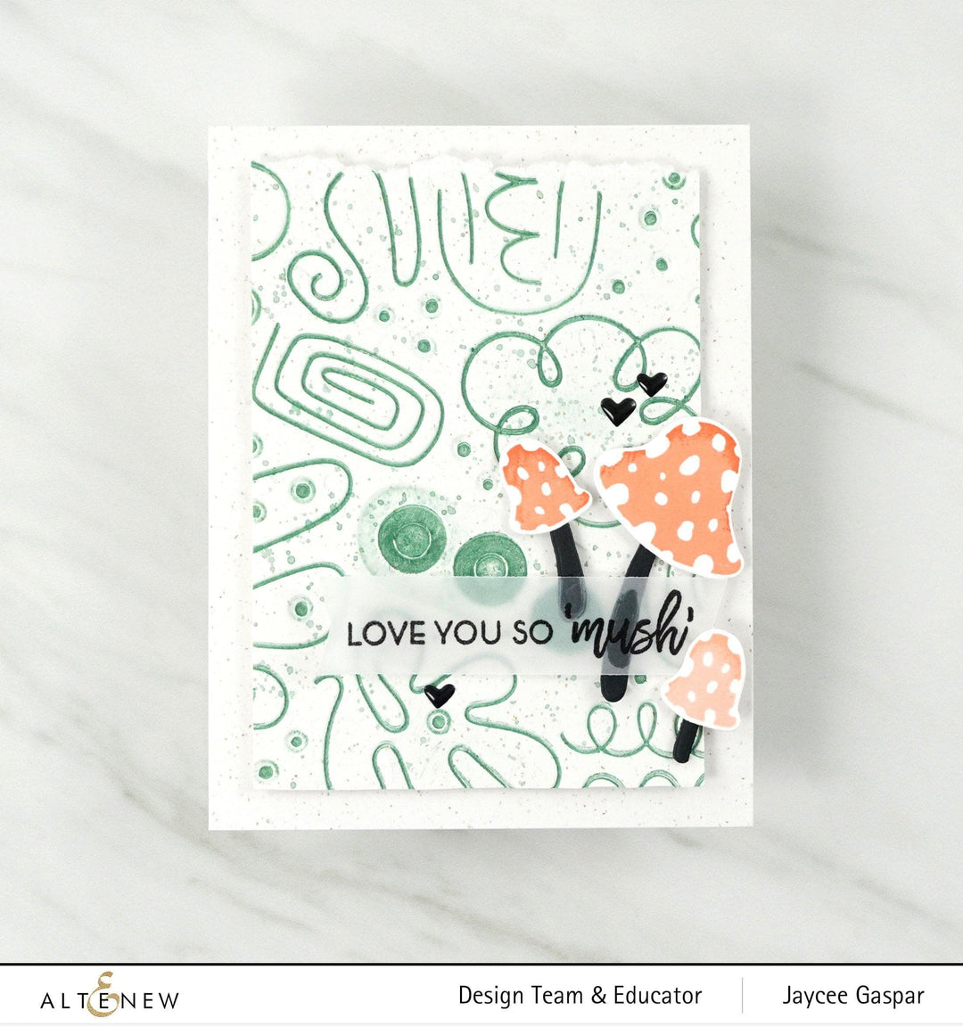 Part A-Glitz Art Craft Co.,LTD Embossing Folder Cool Doodles 3D Embossing Folder