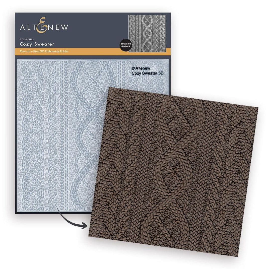 Cozy Sweater 3D Embossing Folder