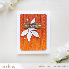Cozy Sweater 3D Embossing Folder