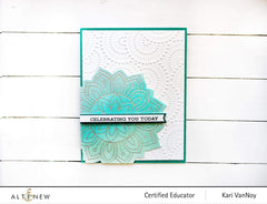 Part A-Glitz Art Craft Co.,LTD Embossing Folder Dotty Circles 3D Embossing Folder