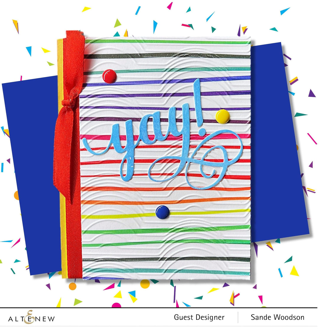 Part A-Glitz Art Craft Co.,LTD Embossing Folder Eggcentric 3D Embossing Folder