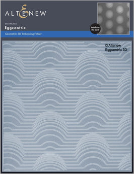 Part A-Glitz Art Craft Co.,LTD Embossing Folder Eggcentric 3D Embossing Folder