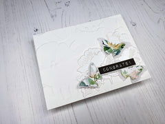 Part A-Glitz Art Craft Co.,LTD Embossing Folder Flowers & Leaves 3D Embossing Folder
