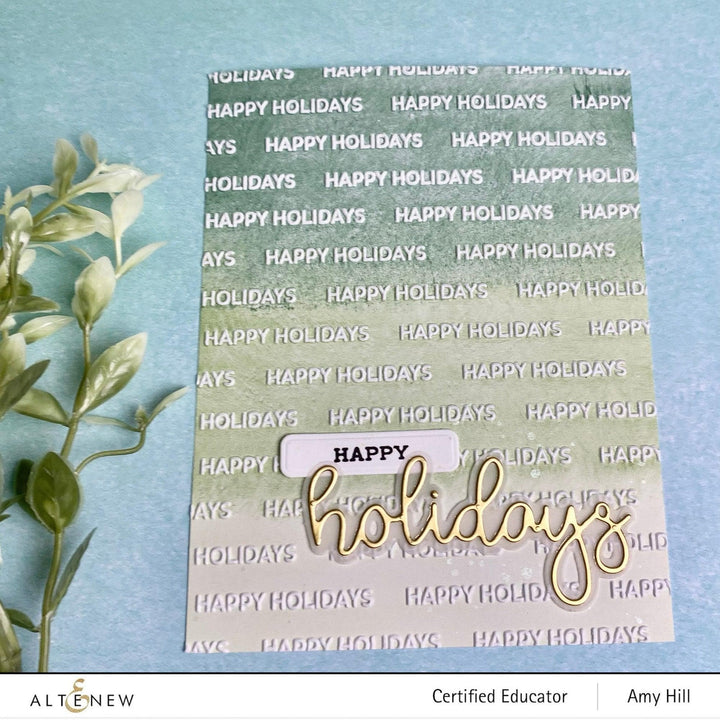 Exceptional Embossed Sentimets - Altenew