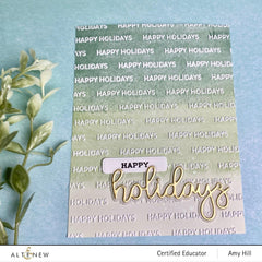 Exceptional Embossed Sentimets - Altenew