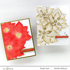 Part A-Glitz Art Craft Co.,LTD Embossing Folder Happy Holidays 3D Embossing Folder