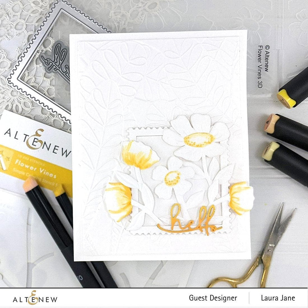 Part A-Glitz Art Craft Co.,LTD Embossing Folder Jungle Leaves 3D Embossing Folder