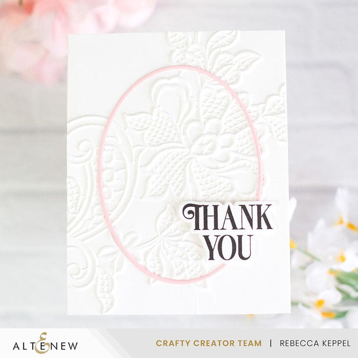 Lace 3D Embossing Folder