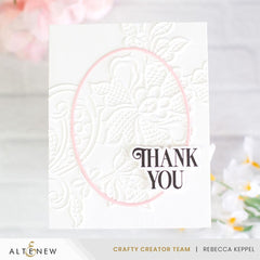 Lace 3D Embossing Folder