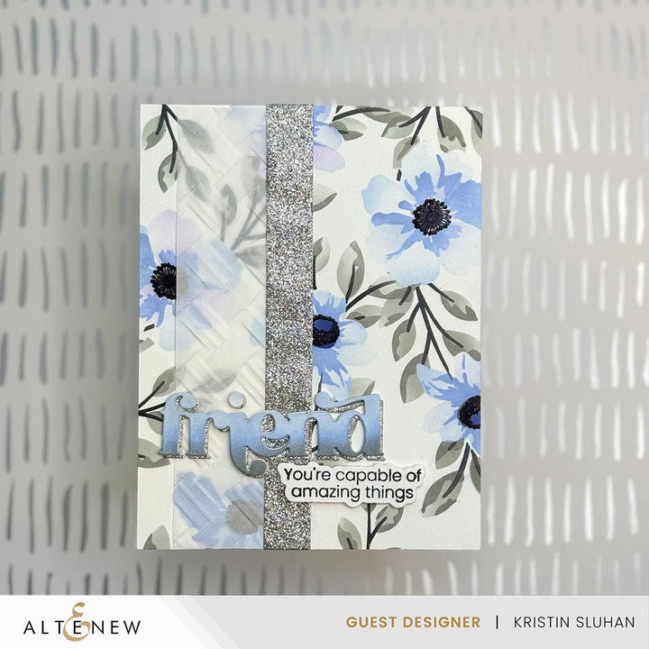 Natural Wicker Pattern 3D Embossing Folder