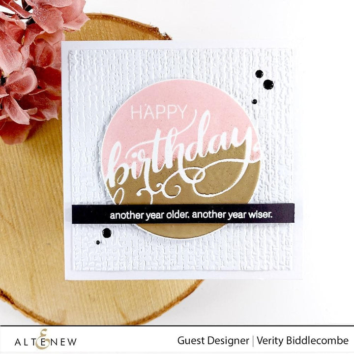 Part A-Glitz Art Craft Co.,LTD Embossing Folder Organic Linen 3D Embossing Folder