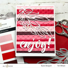 Part A-Glitz Art Craft Co.,LTD Embossing Folder Playful Circles 3D Embossing Folder