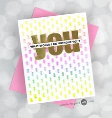 Part A-Glitz Art Craft Co.,LTD Embossing Folder Playful Circles 3D Embossing Folder