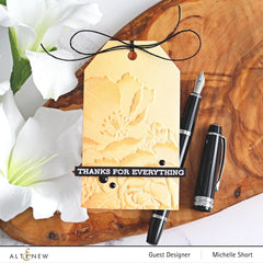 Part A-Glitz Art Craft Co.,LTD Embossing Folder Rose Bouquet 3D Embossing Folder