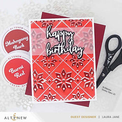 Snowy Stars 3D Embossing Folder