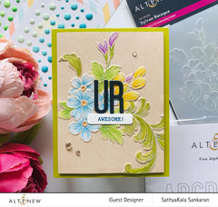 Part A-Glitz Art Craft Co.,LTD Embossing Folder Sylvan Baroque 3D Embossing Folder