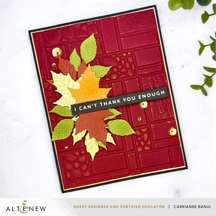 Textured Tiles 3D Embossing Folder